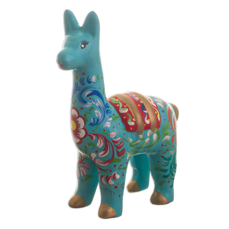 Figurine de lama en céramique