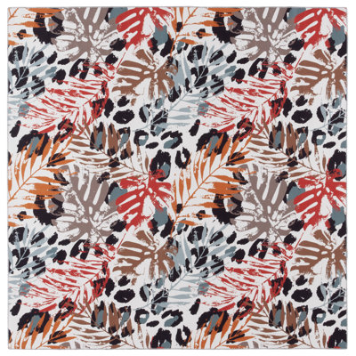Tapis ivoire / rouille Amalea 826