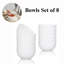 White Ceramic Bowls Set Of 8