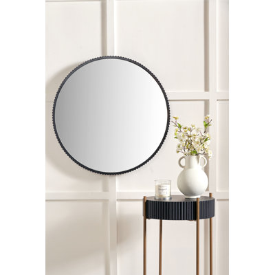 Aluminium Round Wall Mirror