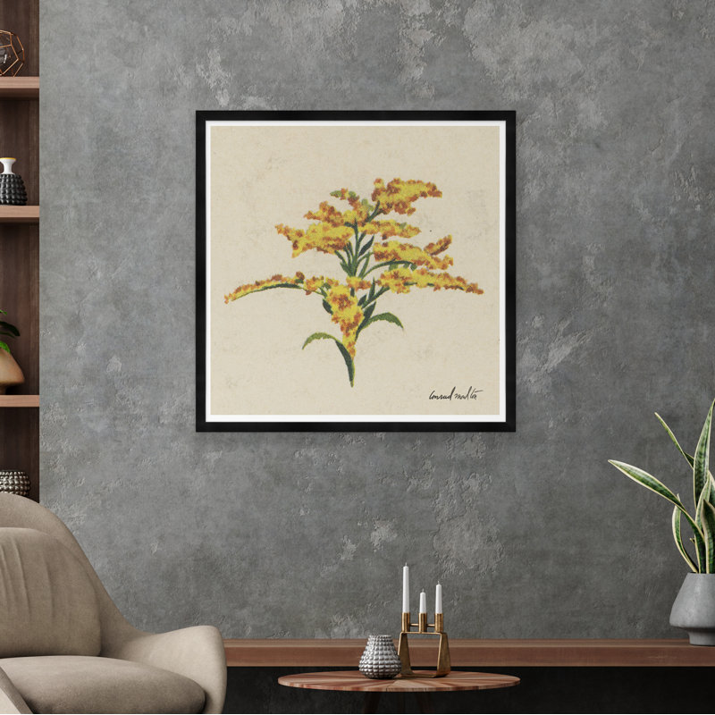 Goldenrod Print, Black