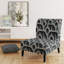 Squares Pattern - Scandinavian Upholstered Slipper Chair