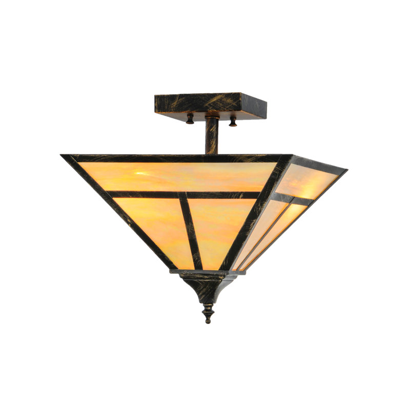 2 - Light Semi Flush Mount
