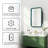 20 in. W x 30 in. H Rectangular Iron Framed Decorative Wall Mirror Medicine Cabinet with Mirror(Set of 2)-188176152
