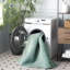 Tapis vert en polyester tissé à la machine-88890106
