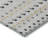 Machine Washable Indoor/Outdoor Christain ACN1417 Silver Rug-109531076