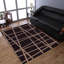 Tapis en laine touffetés à la main écologiques de 9 x 12 po - Rectangle, couleur brune, design moderne contemporain, tapis antidérapants faits à la main épais pour salon, chambre à coucher -1103855706-1112219551