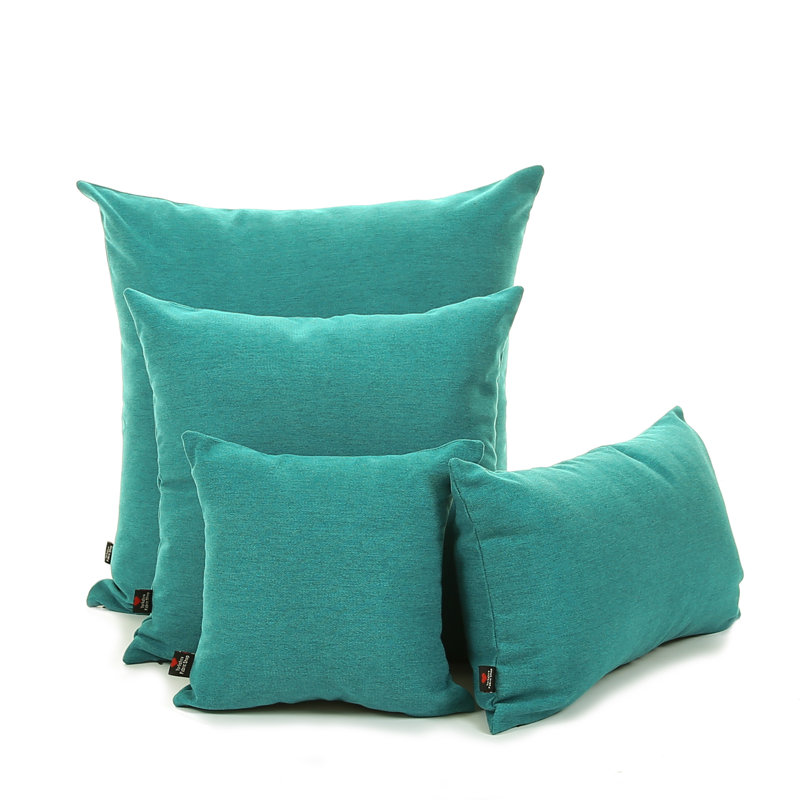 Mtecombe Square Cushion, 43 x 43cm, Teal