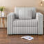 Canapés multifonctionnels avec rangement, chaise moderne en métal de 44,9 pouces pour la maison