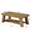 47.24" Farmhouse Rectangular Coffee Table for Living Room, 2-Tier Rustic Accent Table with Storage Shelves