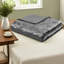Ensembles de literie en velours luxueux, gris simple / simple TG, avec coussin décoratif pour chambre glamour