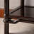 Solid wood frame drawer round foot landing