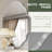 Set of 2 Shaped Wall Mirrors – Unique Lines to Enhance Space Beauty, Ideal for Living Room, Bedroom, Hallway & Dressing Room-98127006-98127007
