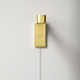 Vernie Single Light Steel Dimmable LED Swing Arm Sconce