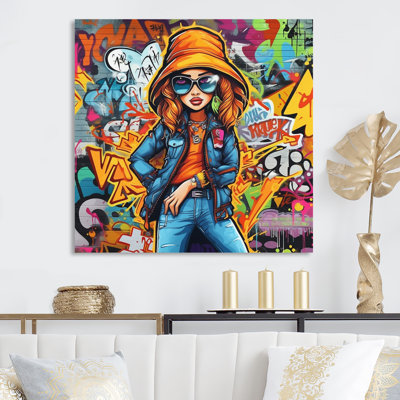 " Graffiti Woman "