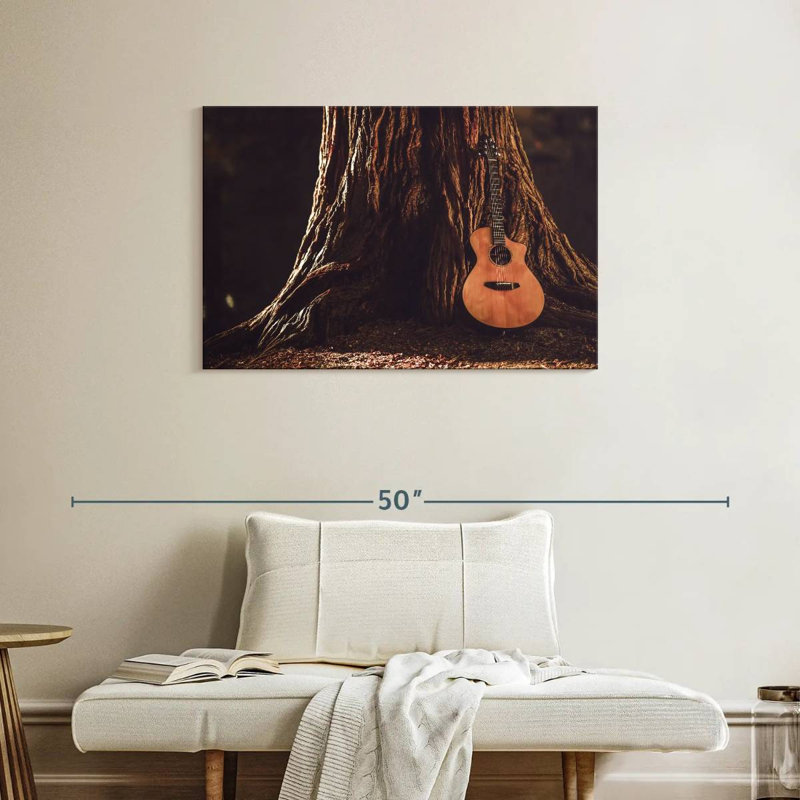 Abarca Forest Acoustic Guitar, 24" H x 36" W