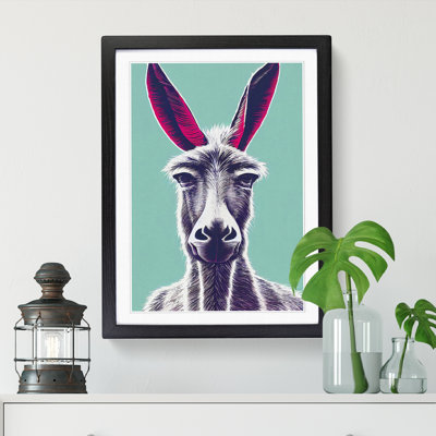 Mohnton Donkey - Picture Frame Print