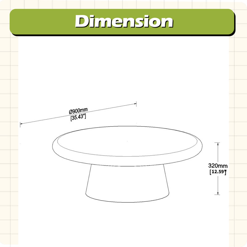 Modern Round Coffee Table