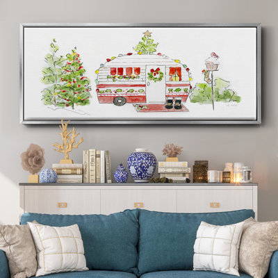 Holiday Camper II- Framed Canvas