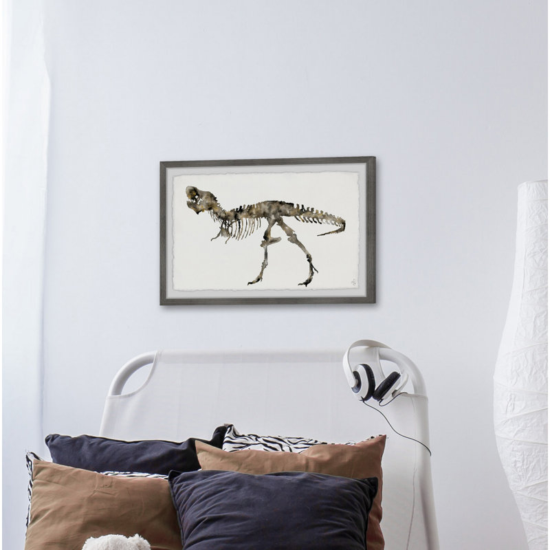 «T-Rex Fossil» de Brooten, reproduction encadrée, H 24 po x l 36 po x P 1,5 po