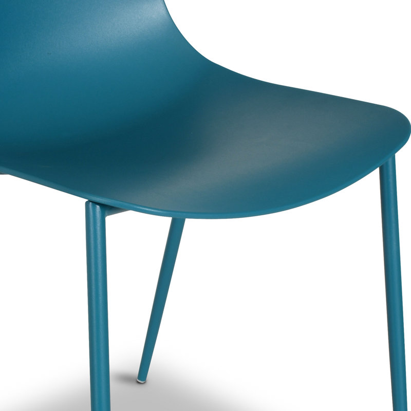 Chaise de salle à manger Isla , Bleu sarcelle océanique