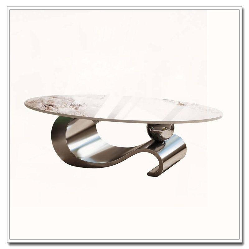 Table basse 49,2 po, Gris