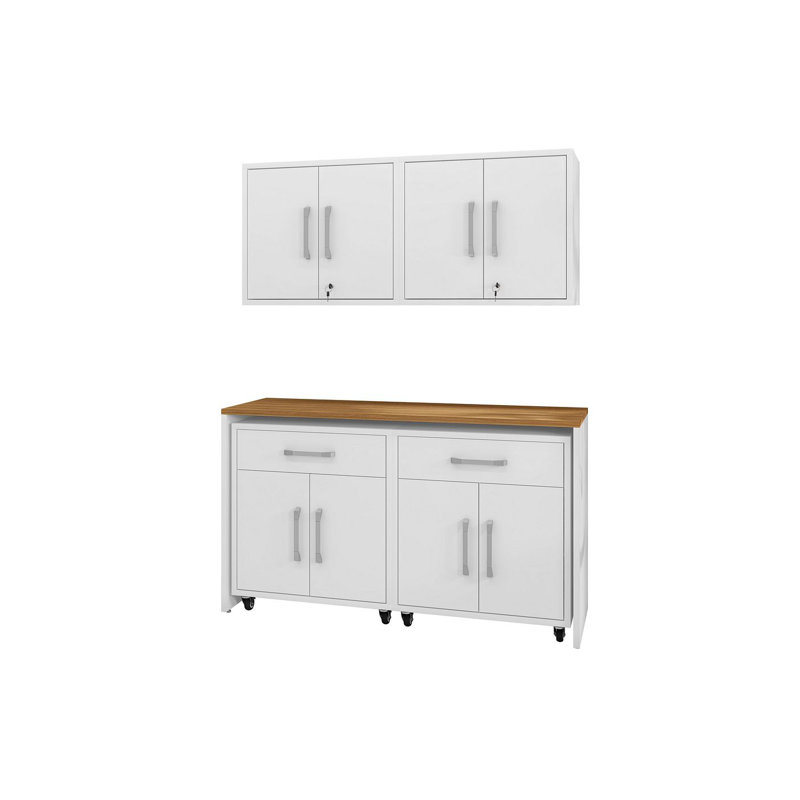 Aseem 5 Piece Storage System, White