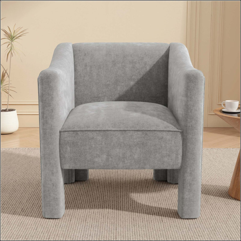 Fauteuil rembourré Modern, Gris