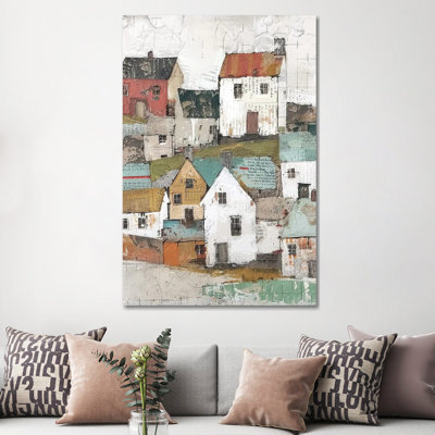 Colorful Coastal House XII by Willow Studio - Gallery-Wrapped Canvas Giclée on Canvas