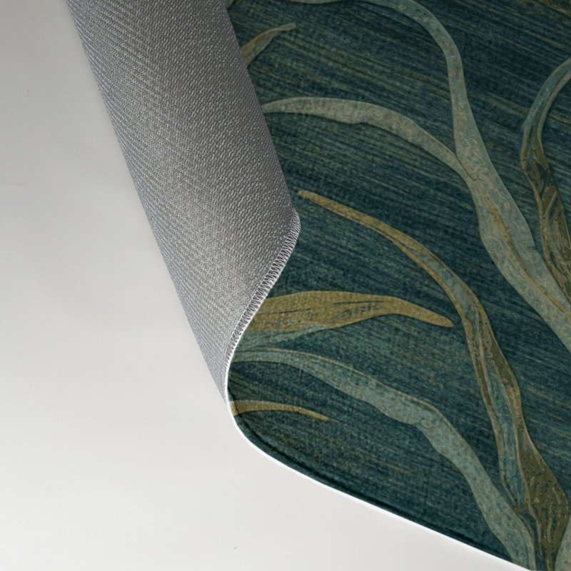 Tapis intérieur et extérieur bleu Nature, Rectangulaire 3 pi x 5 pi