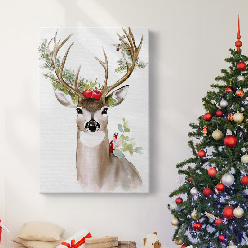 Art des Fêtes de Noël - Toile tendue avec châssis XLI, H 48 po x l 32 po