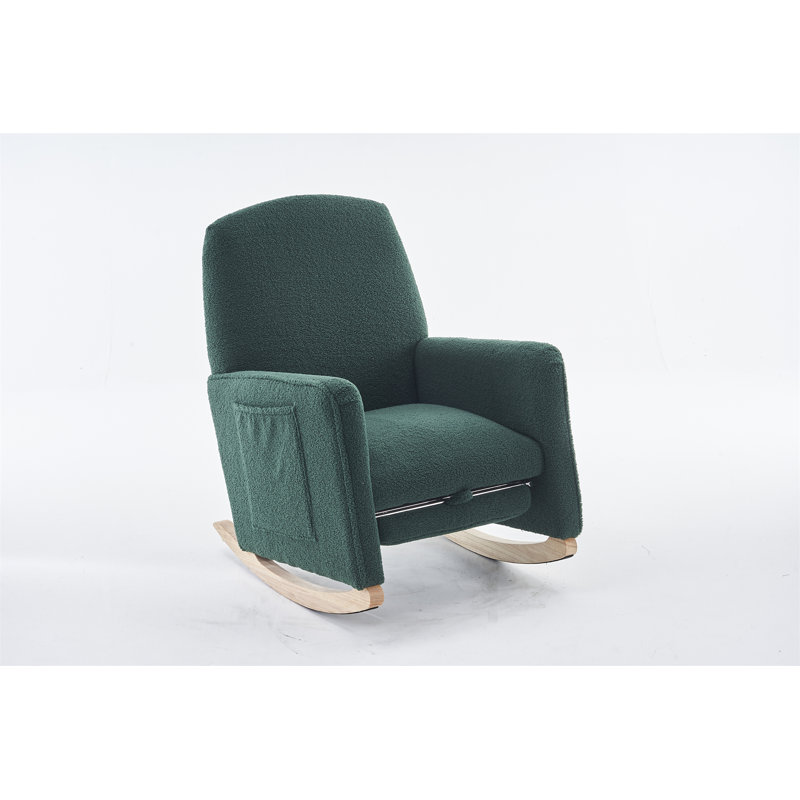 Chaise berçante Teddy, Vert