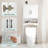 Bernelda 25" W x 66" H x 9.5" D Over-the-Toilet Storage