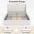 48.4'' Upholstered Bed with 4 Drawers, Bed with Storage Headboard and Charging Station-74150210
