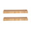 Ensemble de deux tablettes en rotin