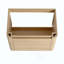 Meuble-lavabo mural avec lavabo en céramique, 2 tablettes de rangement et 1 porte à fermeture en douceur, contreplaqué-2077942029-2077942016