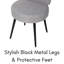 Chaise d'appoint l 17 po
