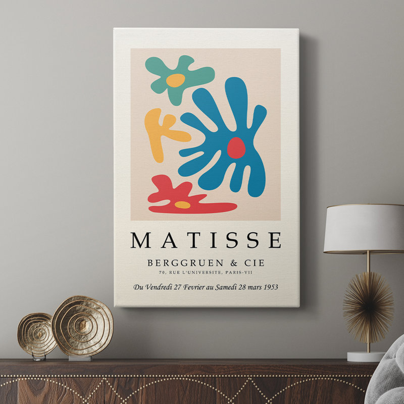 Matisse Cccxxiii, reproduction d'art encadrée sur mesure, galerie Cavas, H 48 po x l 32 po