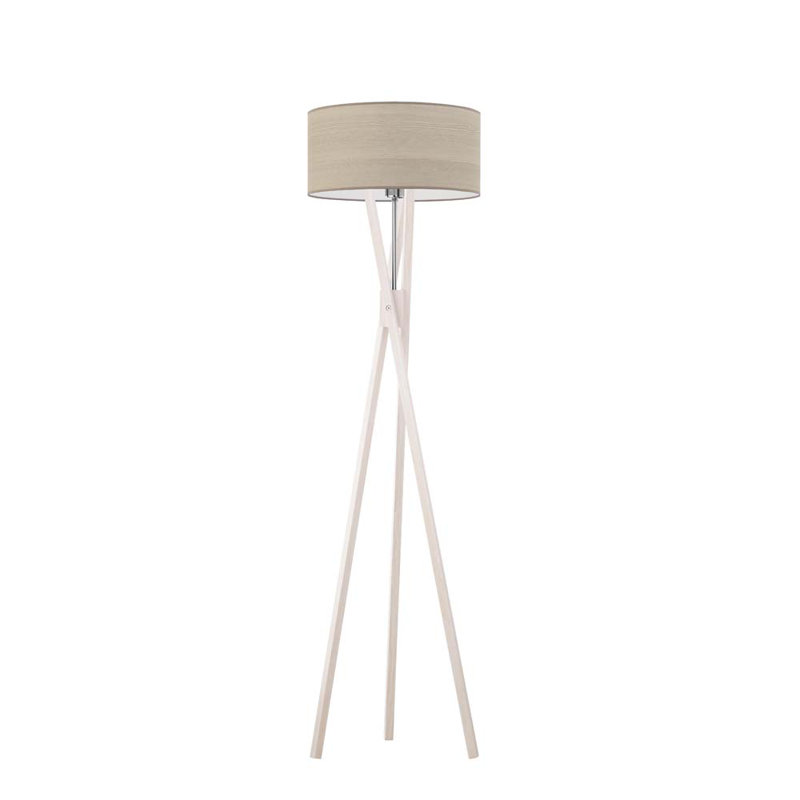Treva 150cm Tripod Floor Lamp, Grey, Beige