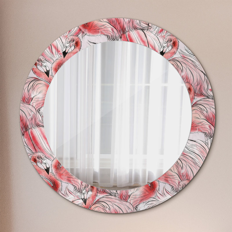 Huldar Glass Flat Wall Mirror
