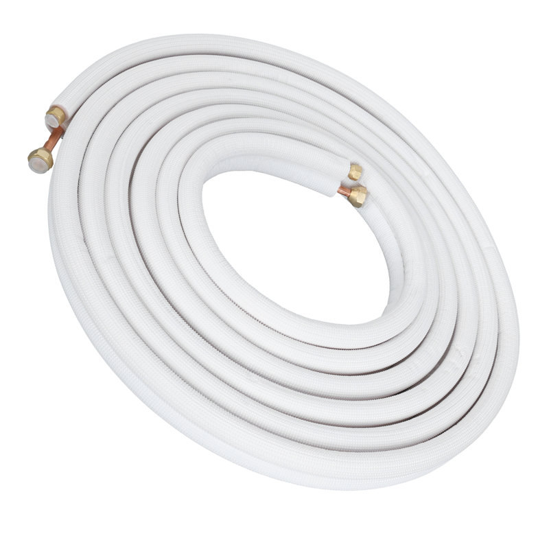 25FT Split Line Set for Fixed Frequency 1.5-2P Air Conditioner with Flared Nuts