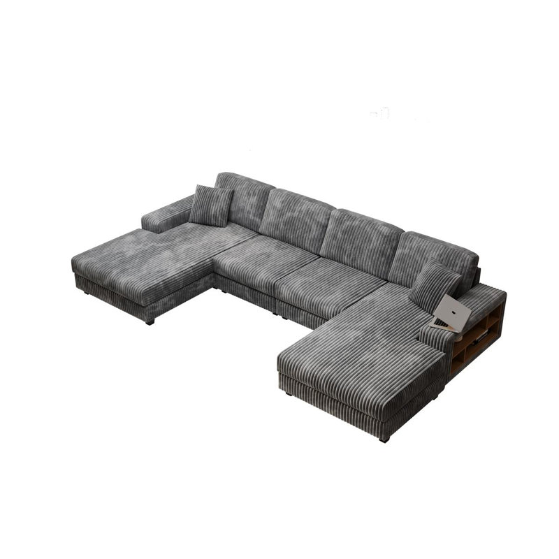 U-shaped Sectionals (Dark Gray)