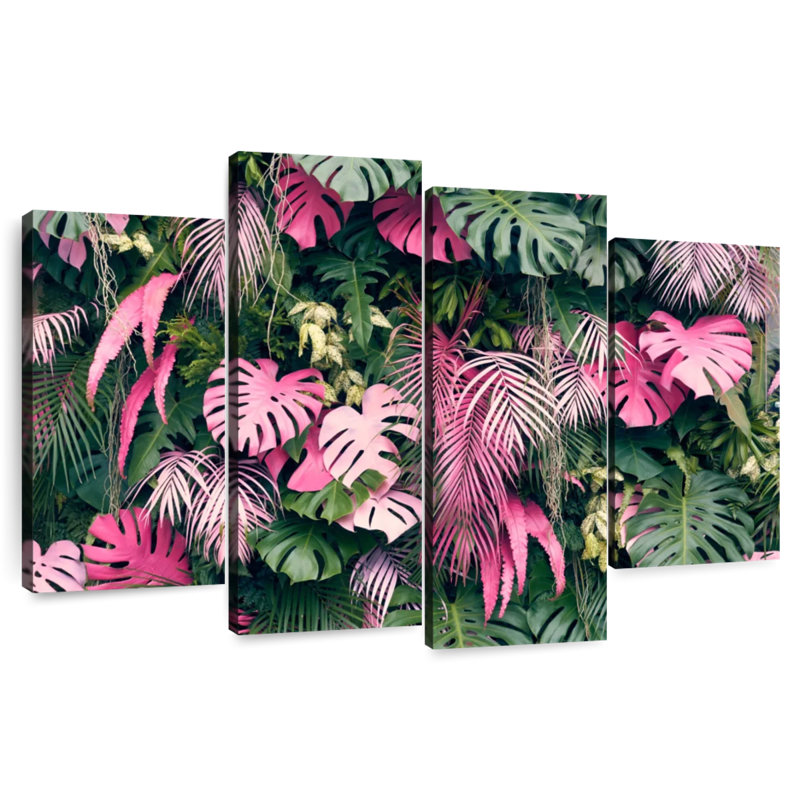 Harnek rose d'été Monstera, H 27 po x l 43 po