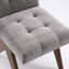 Chaise d'appoint rembourrée en lin Turfed-145268158