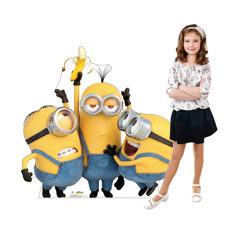 46'' Lifesize Minions Cardboard Standup for Parties