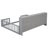 Nook Floor Bed with Bookcase & Guardrails-115684261-115684264