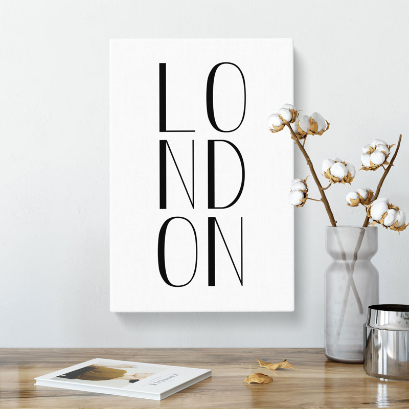 London - Wrapped Canvas, 50cm H x 35cm W x 3cm D