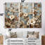 «White American Basswood Forest Collage», art mural arbre-1100001825-1100001827