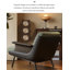 Chaise de loisirs en tissu de style moderne