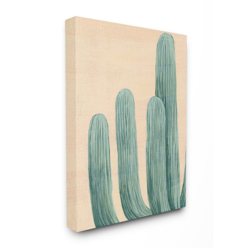 «Dusty Cacti», impression, Toile tendue, H 20 po x l 16 po